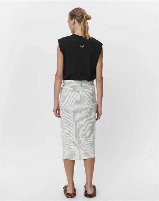 Freda Cozy  Linen Stripe Nederdel